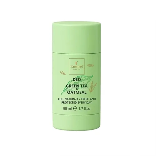Дезодорант-стік «Зелений чай і вівсянка» 50 мл Famirel green tea & oatmeal deodorant stick
