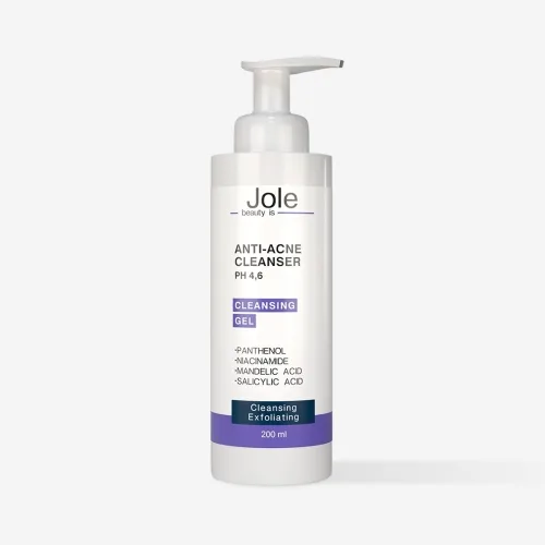 Гель для вмивання з саліциловою та мигдалевою кислотами Jole Anti-Acne Cleanser 200 мл