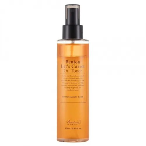 Двофазний тонер для обличчя з олією моркви Benton Let’s Carrot Oil Toner 150 мл