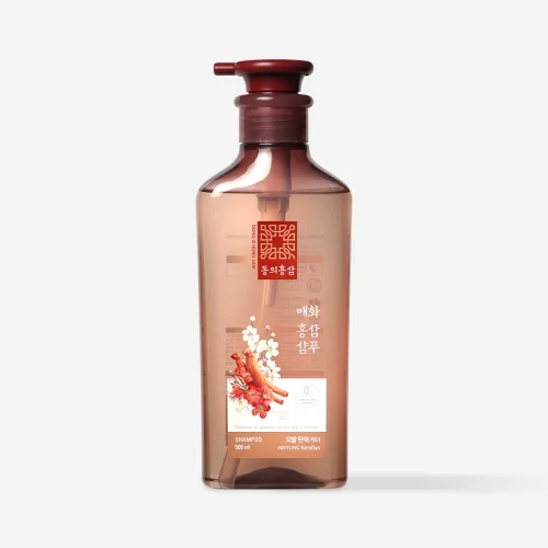 Шампунь для сухого волосся 500 мл Aekyung dong-ui hong sam red ginseng volumizing shampoo
