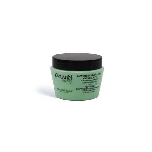 Маска для кучерявого волосся 250 мл Phytorelax Laboratories professional hair care anti-frizz revive your curls hair mask with liquid keratin and bamboo