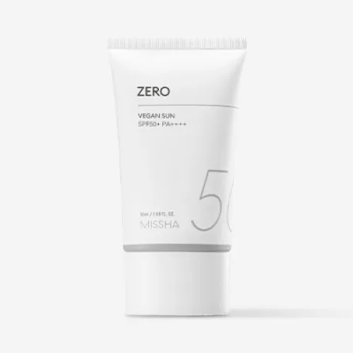 Сонцезахисний крем 50 мл Missha all around safe block zero vegan sun spf50+ pa++++