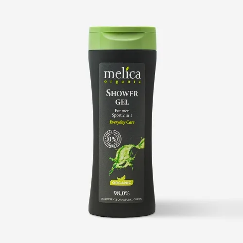 Гель для душу чоловічий 2 в 1 250 мл Melica Organic Shower Gel