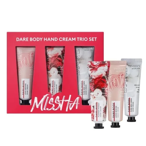 Набір кремів для рук 30 мл + 30 мл + 30 мл MISSHA dare body hand trio set