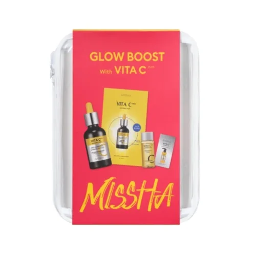 Набір для сяйва шкіри з вітаміном С 20 мл + 27 мл + 15 мл + 3.5 мл MISSHA vita c plus glow boost set