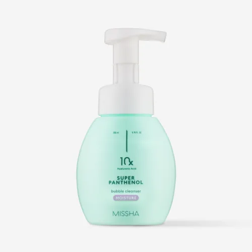 Зволожувальна пінка для вмивання з пантенолом 200 мл Missha super panthenol bubble cleanser moisture