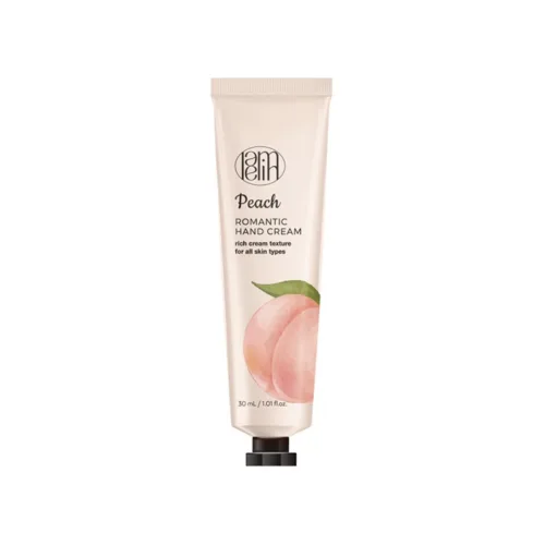 Крем для рук персик 30 мл Lamelin romantic hand cream peach