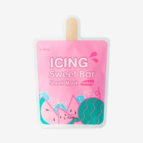 Тканинна маска A'pieu Icing Sweet Bar Sheet Mask Watermelon з екстрактом кавуна, 21 г