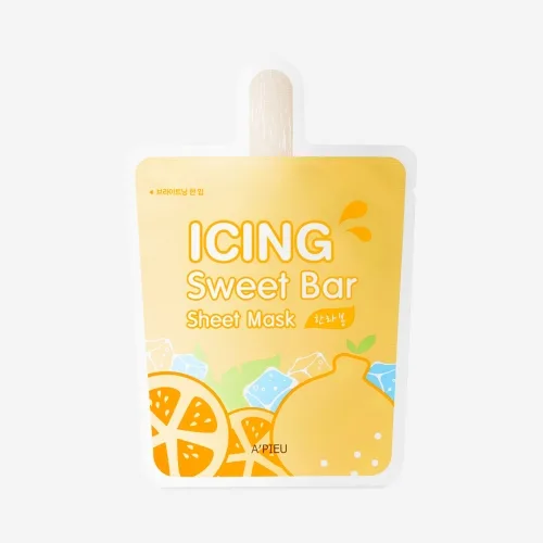 Тканинна маска для обличчя A'pieu Icing Sweet Bar Sheet Mask Hanrabong з екстрактом мандарина 21 мл