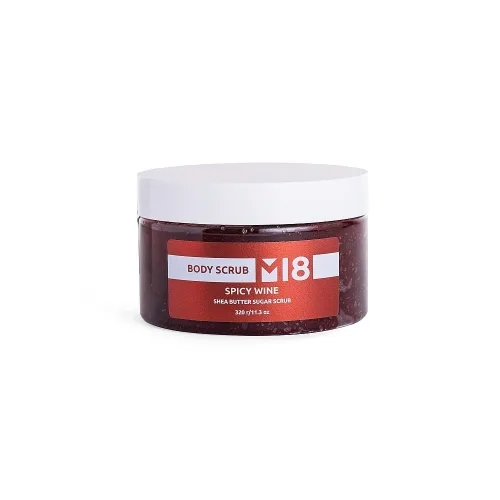 Скраб для тіла з ароматом пряного вина M18 spicy wine body scrub