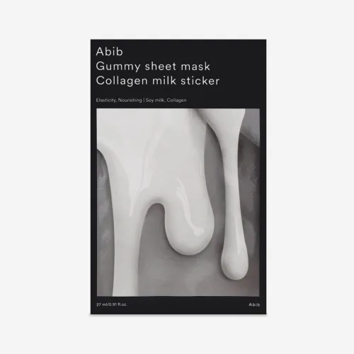 Зволожувальна тканинна маска з молочним протеїном 30 мл ABIB gummy sheet mask milk sticker