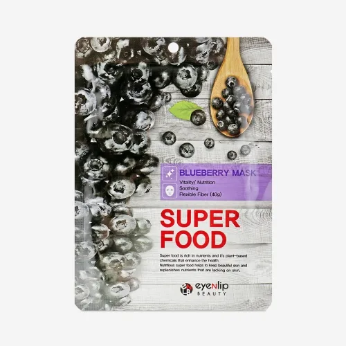 Тканинна маска з екстрактом чорниці 23 мл Eyenlip Super Food Mask