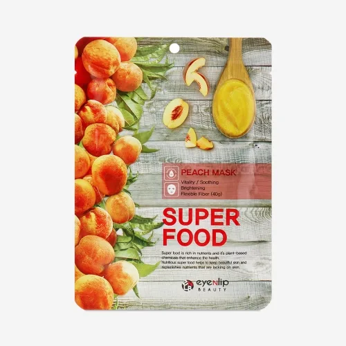 Тканинна маска з екстрактом персика 23 мл Eyenlip Super Food Mask