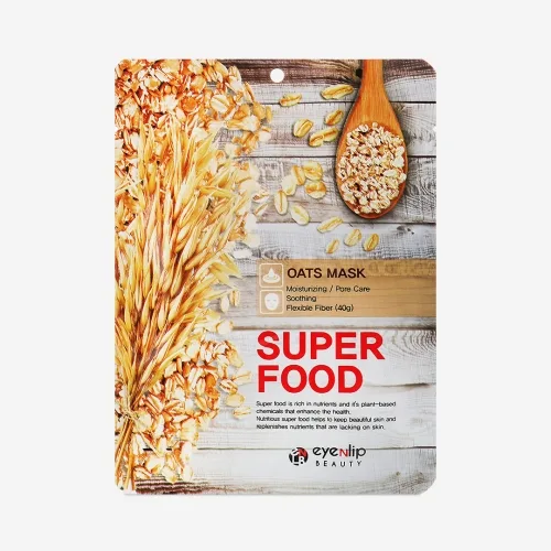Тканинна маска з екстрактом вівса 23 мл Eyenlip Super Food Mask