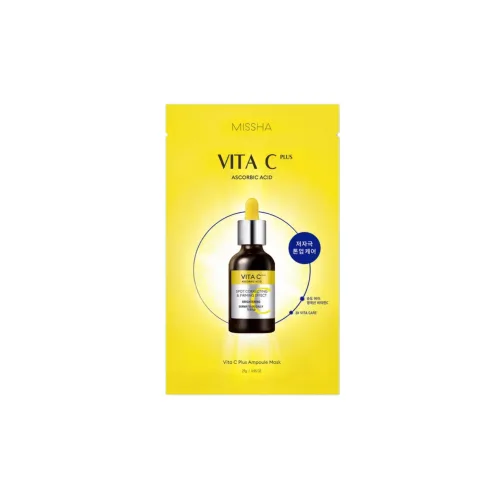 Ампульна маска для обличчя з вітаміном С 27 мл Missha vita c plus ampoule mask