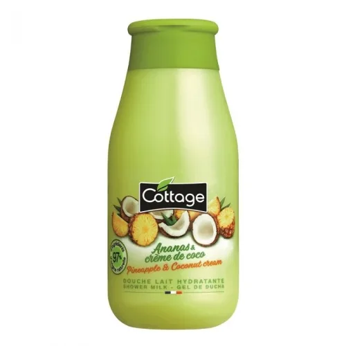 Зволожуюче молочко для душу "Ананас і кокосове молочко" Cottage Moisturizing Shower Milk Pineapple & Coconut