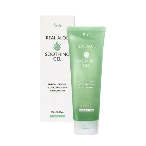 Універсальний зволожуючий гель 250 мл PRRETI real aloe soothing gel (tube)