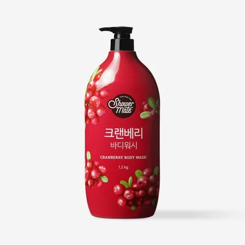 Гель для душу з ароматом журавлини Aekyung shower mate cranberry body wash