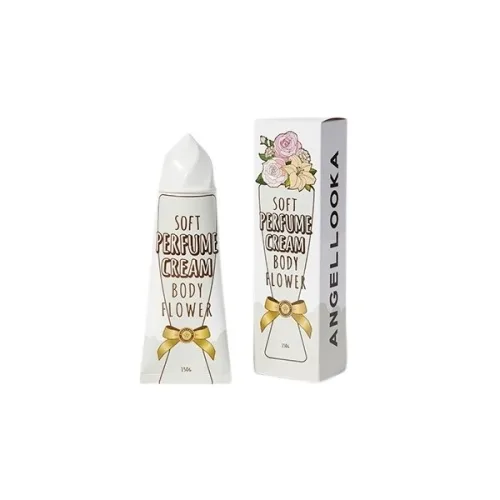 Парфумований крем для тіла Білий тюльпан 150 мл Angellooka soft perfume cream body flower white tulip