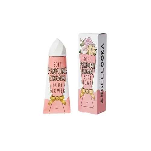 Парфумований крем для тіла Трояндовий мускус 150 мл Angellooka soft perfume cream body flower rose musk