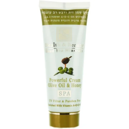 Крем для тіла зволожуючий з оливковою олією і медом 100 мл Health & Beauty Olive Oil & Honey Cream