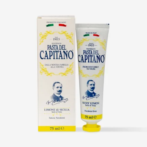Антибактеріальна зубна паста 75 мл Pasta Del Capitano 1905 Sicily Lemon Toothpaste