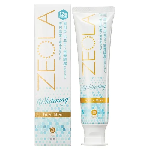 Зубна паста сяюча з екстрактом м яти Nippon Zettoc Style Zeola White Shiny Mint