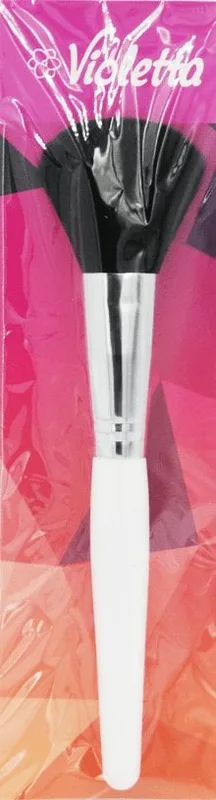 Violetta пензлик для пудри та рум'ян, білий, 1шт