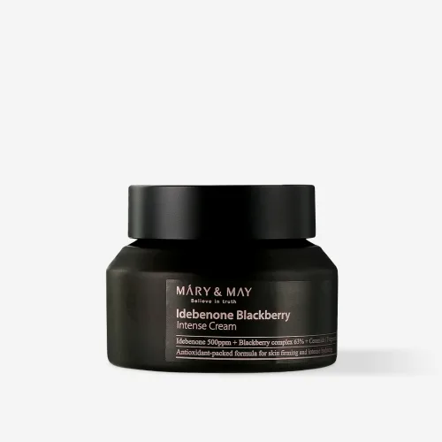 Крем для обличчя Mary & May Idebenone Blackberry Complex Intense Cream, з ідебеноном, 70 г