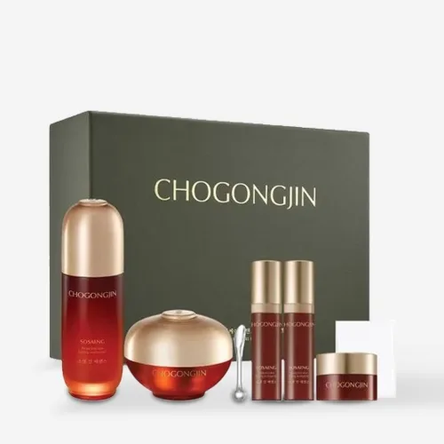 Антивіковий набір для обличчя 50 мл + 60 мл + 9 мл + 8 мл + 8 мл Missha chogongjin sosaeng cream special set