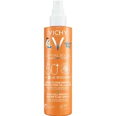 Спрей-флюїд Vichy Капіталь Солей сонцезахисний водостійкий для дітей spf50+ 200 мл