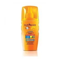 Спрей Біокон Високий захист для безпечного засмаги водостійкий SPF40 160мл