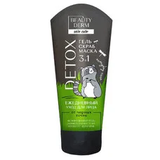 Засіб BEAUTYDERM для проблемної шкіри обличчя 3в 1 Detox 75мл