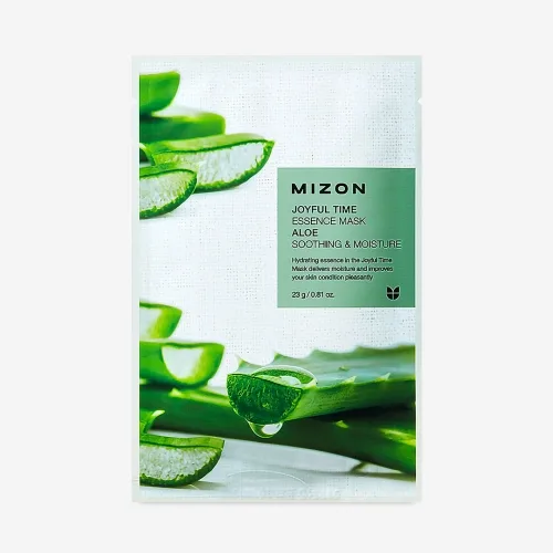 Тканинна маска для обличчя з екстрактом алое вера 23 мл Mizon Joyful Time Essence Mask Aloe