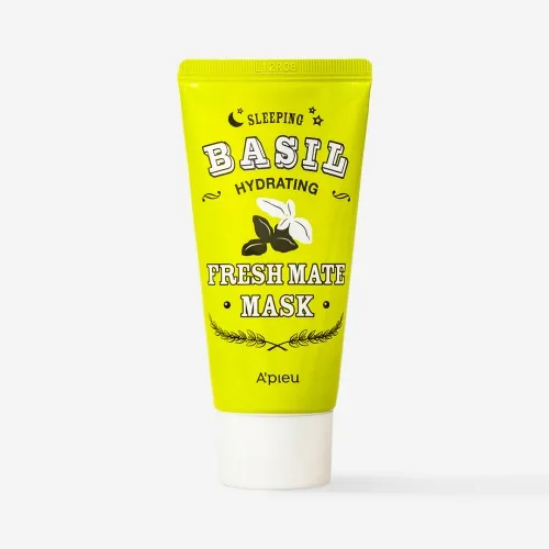 Нічна маска для обличчя A'pieu Fresh Mate Basil Hydrating Sleeping Mask з екстрактом базиліку, 50 мл