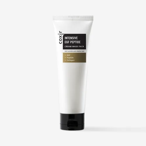Крем-маска для обличчя антивікова з пептидами і EGF 80 мл Coxir Intensive EGF Peptide Cream Mask Pack