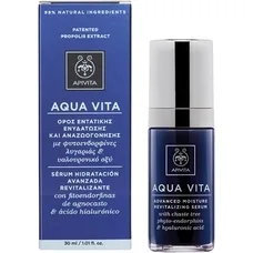 Сироватка Apivita AQUA VITA для інтенсив. зволож. шкіри з олією авраам. дерева і гіалурон. кислотою 30 мл
