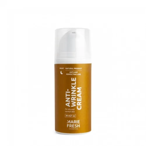 Нічний крем проти зморщок для зрілої сухої та нормальної шкіри Marie Fresh Cosmetics Anti-Wrinkle Night Cream