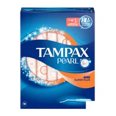 Тампони Тампакс (TAMPAX) Діскріт Перл з аплікатором Супер Дуо №18