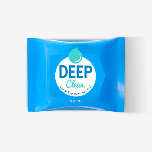 Очищувальні пади для зняття макіяжу A pieu deep clean lip&eye remover pad