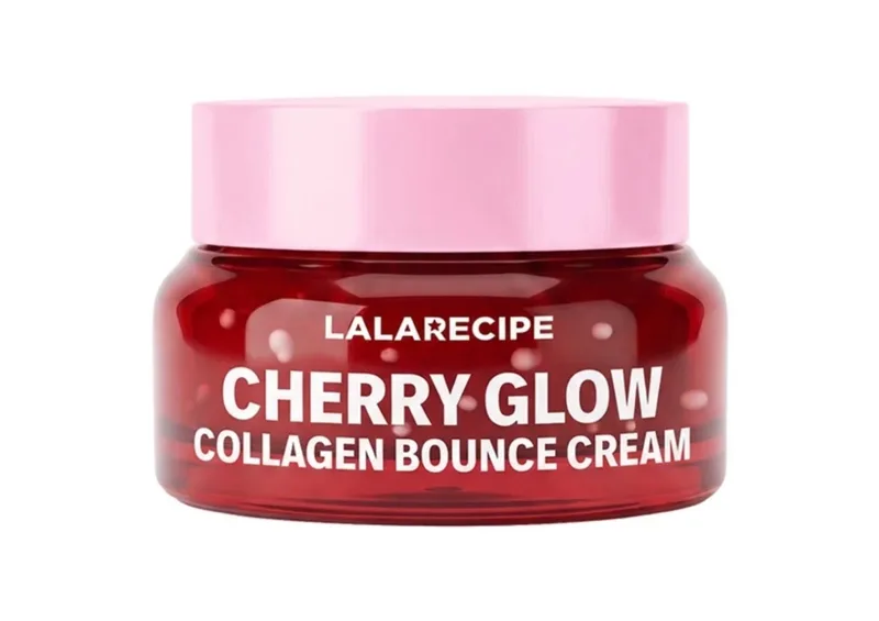 Крем для пружності та сяйва шкіри з екстрактом вишні та колагеном LALARECIPE Cherry Glow Collagen Bounce Cream 50 мл