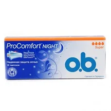 Тампони O.b. ProComfort Nigh Super №16