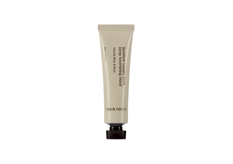 Крем для рук з ароматом ванільних бобів та рому LOGIN FOREST Bourbon Vanilla Shaw Deep Nourishing Hand Cream 30 мл