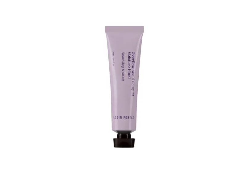 Крем для рук з ароматом квіток та амбри LOGIN FOREST Overflow Seoul Bouquet Moisture Hand Cream 30 мл