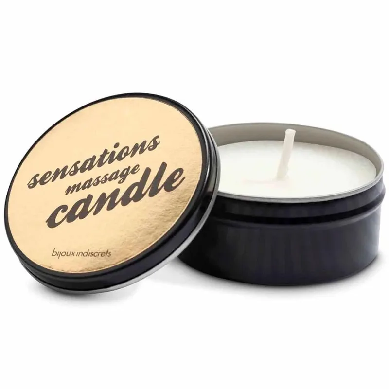 Масажна свічка Bijoux Indiscrets Scented Massage Candle жасмин-троянда 35 г (SO7825)