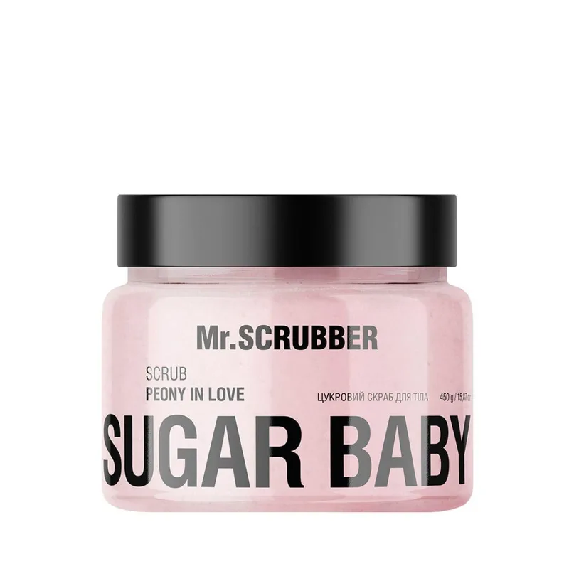 Скраб для тіла цукровий Mr. Scrubber Sugar Baby Peony in Love парфумований 450 г (13354489)