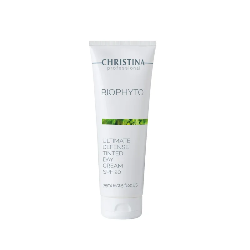 Денний крем Абсолютний захист з тоном Christina Bio Phyto Ultimate Defense Day Tinted Cream SPF20 75 мл