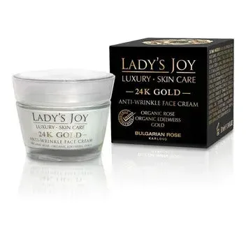 Антивіковий крем Lady’s Joy Luxury 24K Gold Bulgarian Rose 50 мл