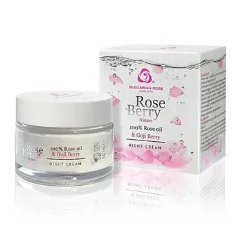 Нічний крем для обличчя Rose Berry Nature від Bulgarian Rose 50 мл