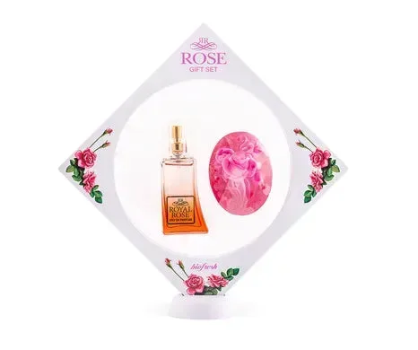Подарунковий набір Royal Rose BioFresh: парфуми 15 мл і гліцеринове мило 50 г